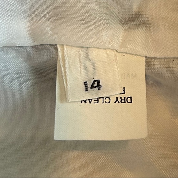 Doncaster Tweed Houndstooth Cropped Jacket Blazer Black White Size 14 - Picture 9 of 10